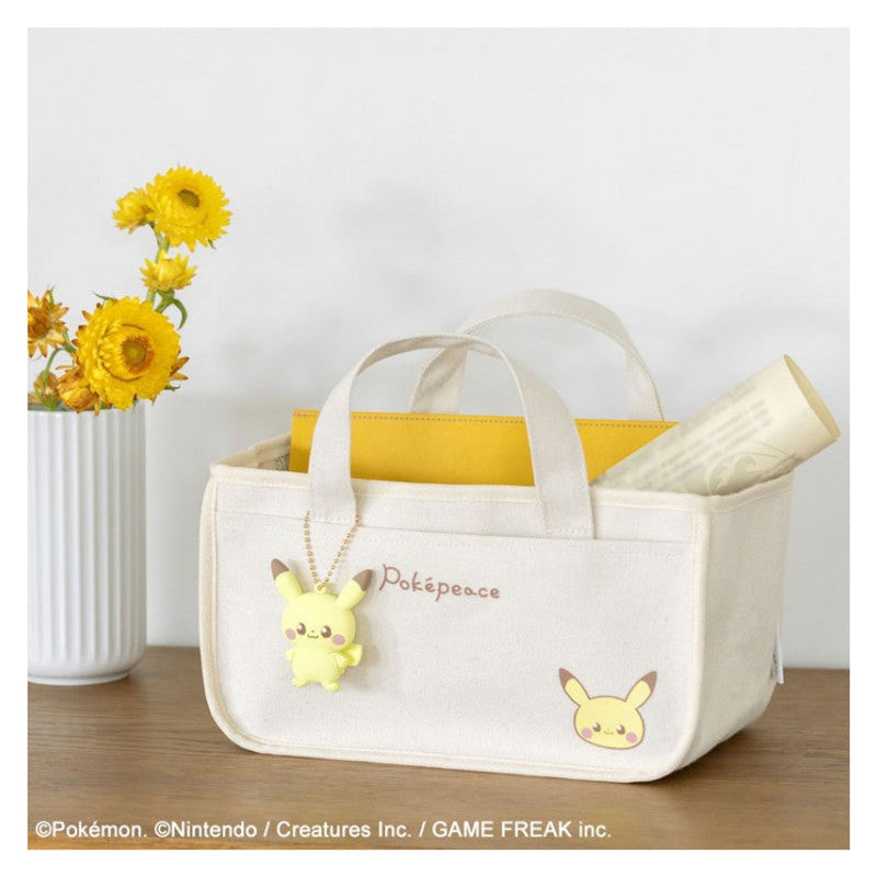 Tote Bag With Keychain Pikachu Pokemon Pokepeace