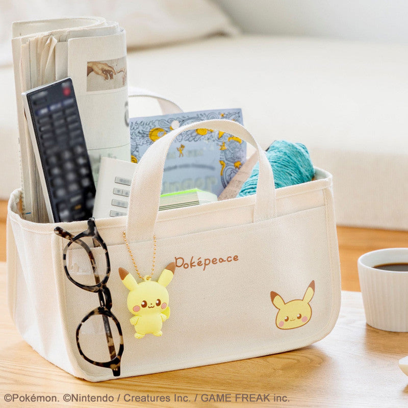 Tote Bag With Keychain Pikachu Pokemon Pokepeace