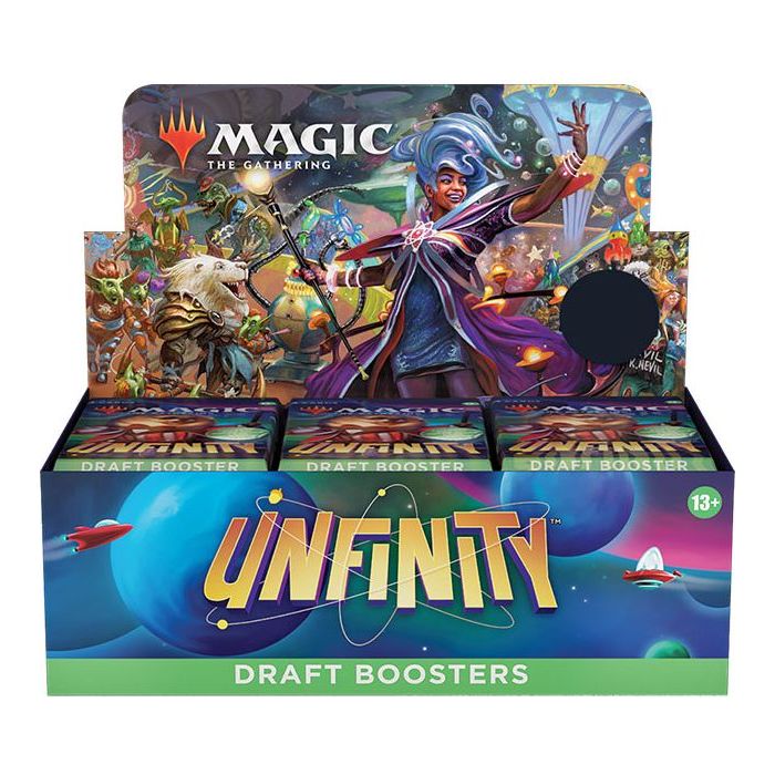Magic: The Gathering Trading Card Games: Unfinity Draft Booster Box + Box Topper  - Pack Of 36
