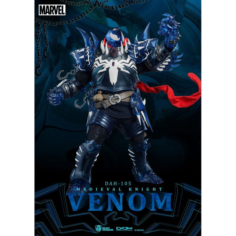 Marvel Dynamic Action Heroes Action Figure 1/9 Medieval Knight Venom 23 CM