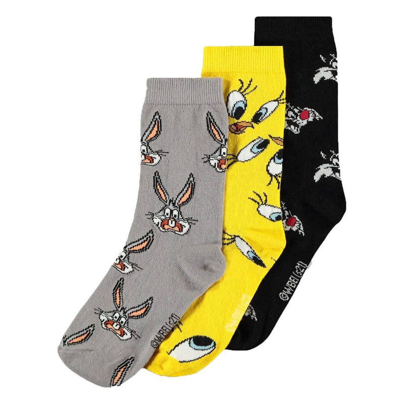 Looney Tunes Socks Three Icons - Pack Of 3