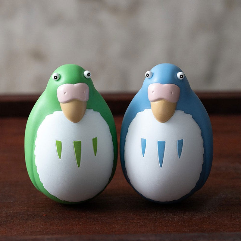 The Boy And The Heron Tilting Dolls Blue & Green Parakeet - Pack Of 2