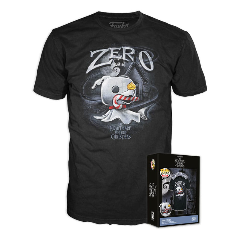 Nightmare Before Christmas Boxed T-Shirt Zero With Cane