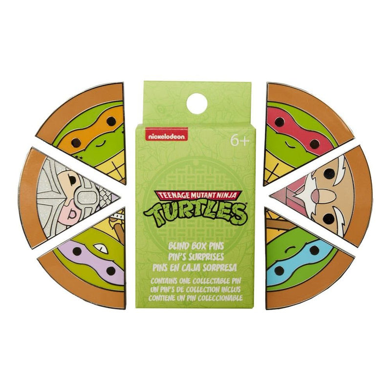 Teenage Mutant Ninja Turtles Loungefly Enamel Pins Blind Box Assortment Pizza Slices - Count Of 12