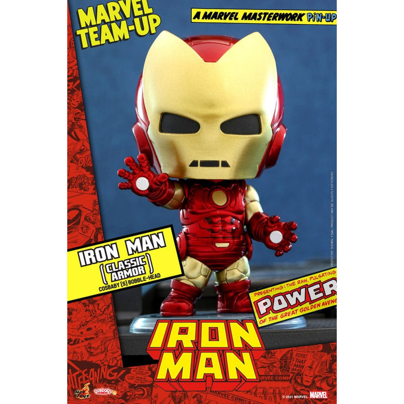 Marvel Comics Cosbaby S Mini Figure Iron Man Classic Armor 10 CM