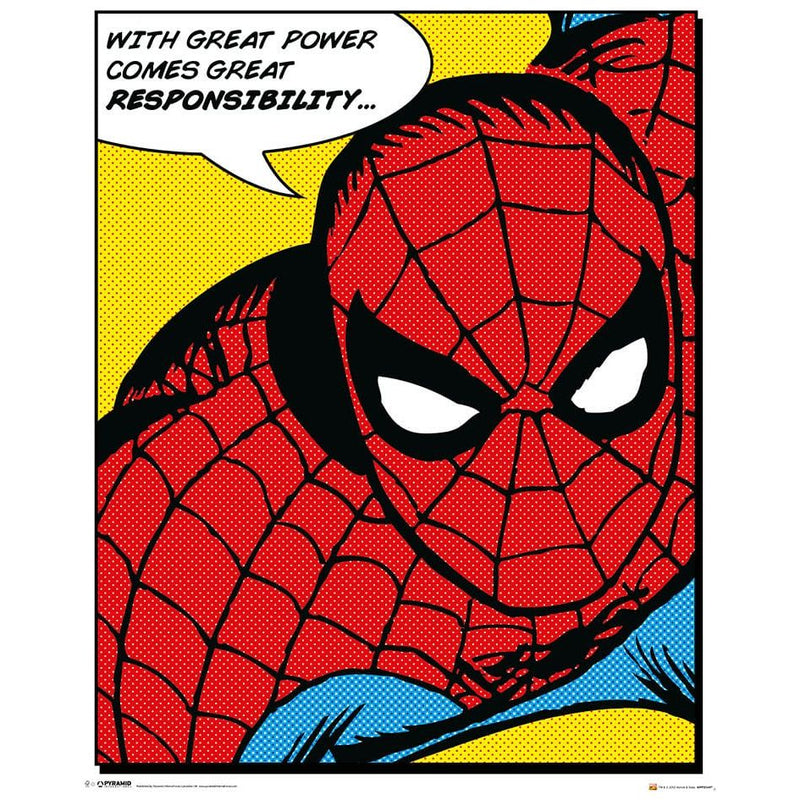 Marvel Poster Pack Spider-Man Quote 40 x 50 CM - Pack Of 4
