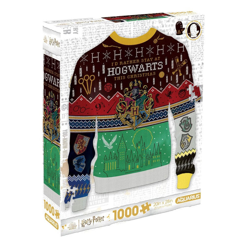 Harry Potter Ugly Christmas Sweater Hogwarts Jigsaw Puzzle - 1000 Pieces