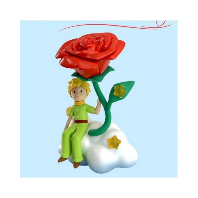 The Little Prince Figure Under The Rose - 9 CM