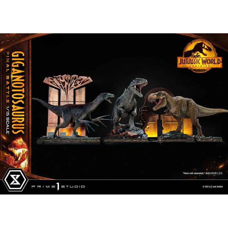 Jurassic World: Dominion Legacy Museum Collection Statue 1/15 Giganotosaurus Final Battle Bonus Version 48 CM