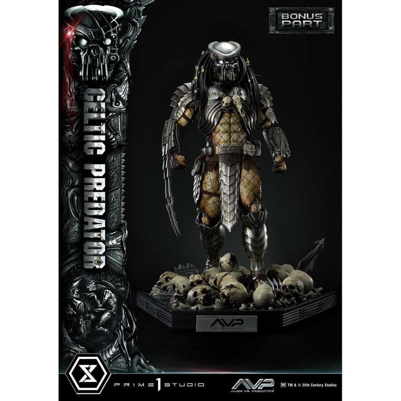 The Alien VS Predator Museum Masterline Series Statue 1/3 Celtic Predator Bonus Version 95 CM