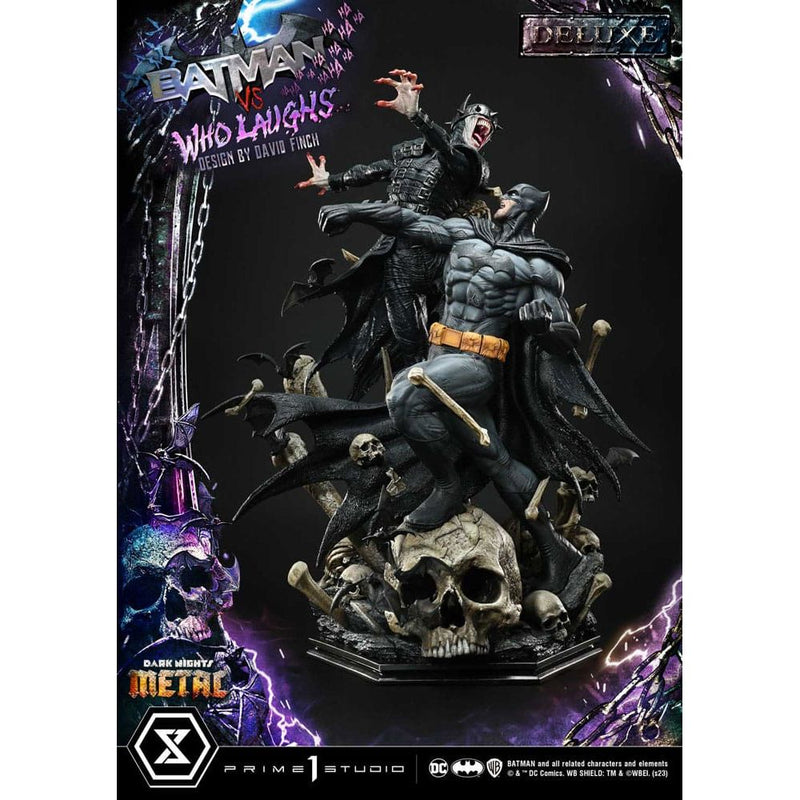 Dark Nights: Metal Ultimate Premium Masterline Series Statue 1/4 Batman VS Batman Who Laughs Deluxe Version 67 CM