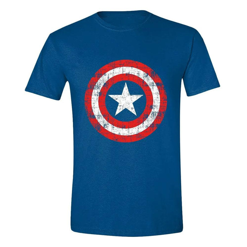 Marvel Captain America Cracked Shield T-Shirt