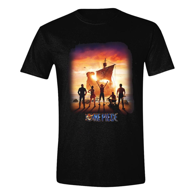 One Piece Live Action Sunset Poster T-Shirt