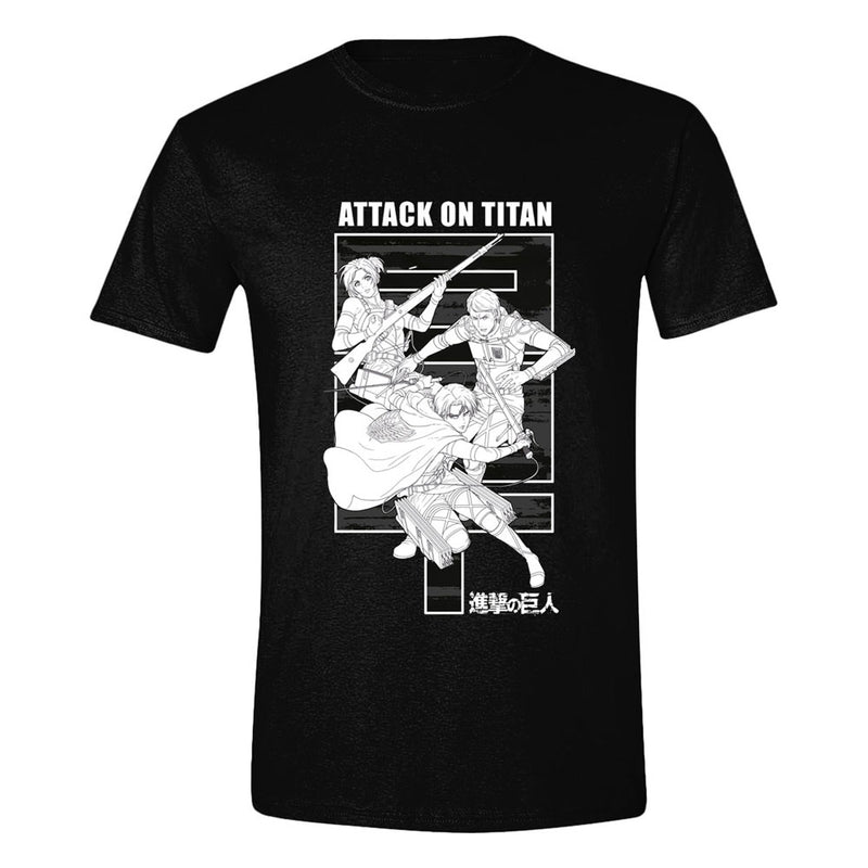 Attack On Titan Monochrome Trio T-Shirt