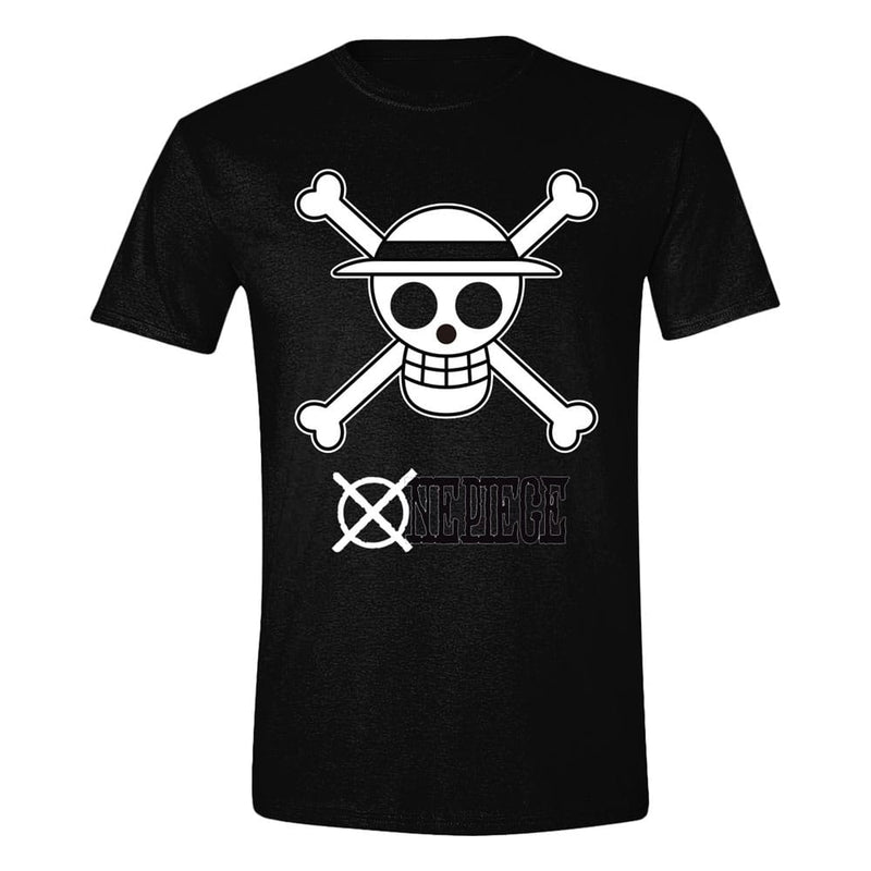 One Piece Skull T-Shirt  Black & White