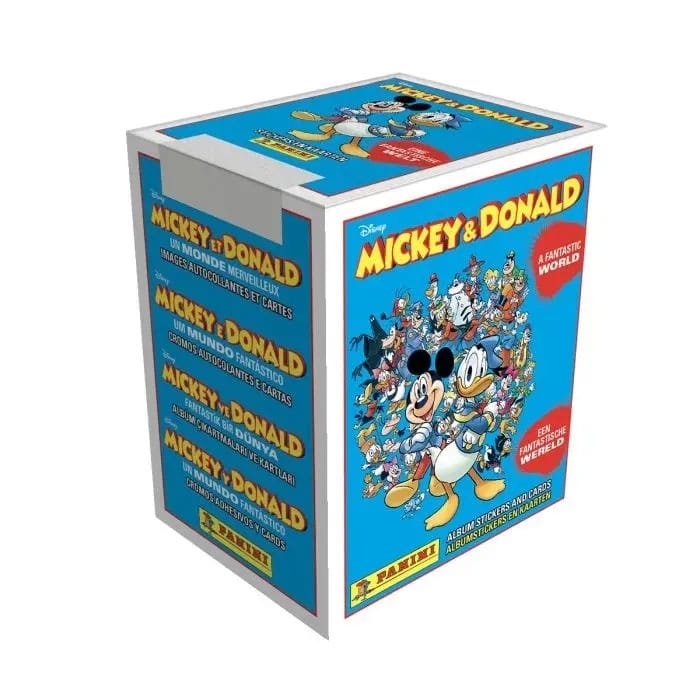 Mickey & Donald - A Fantastic World Sticker & Card Collection Display 36