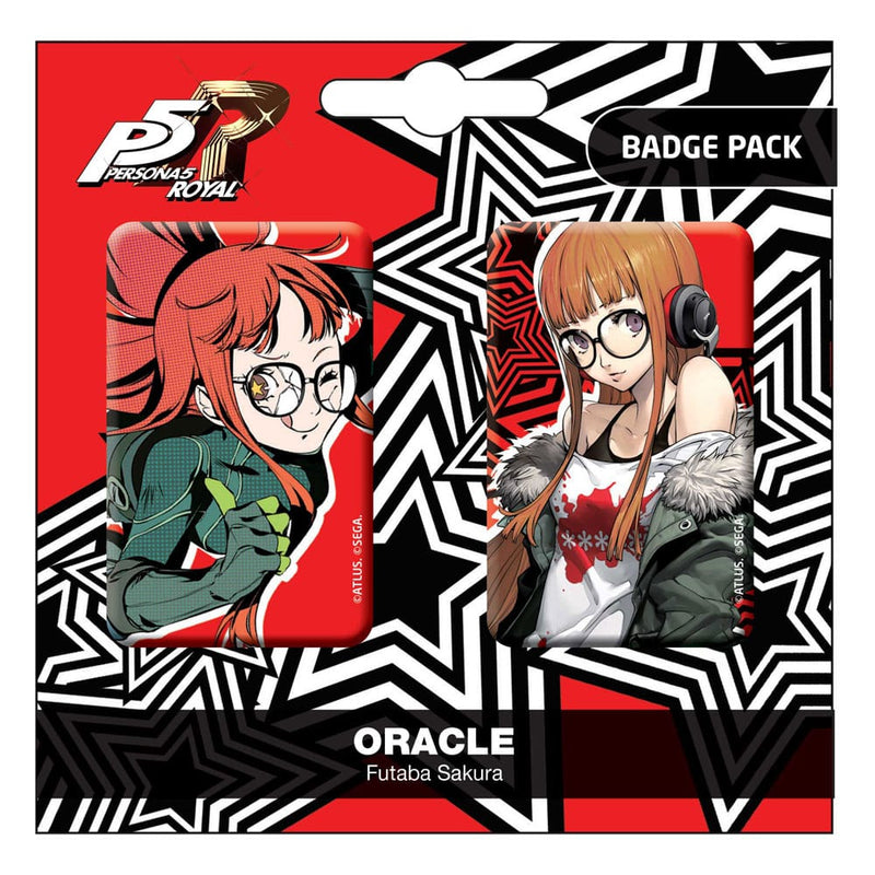 Persona 5 Royal Pin Badges Oracle / Futaba Sakura - Pack Of 2