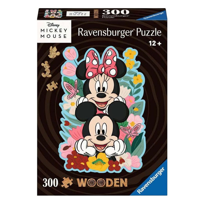 Disney WOODEN Mickey & Minnie Jigsaw Puzzle - 300 Pieces