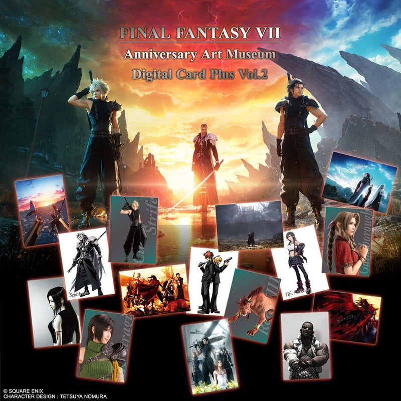 Final Fantasy VII TCG Anniversary Art Museum Digital Card Plus Vol. 2 Booster Display - Pack Of 20