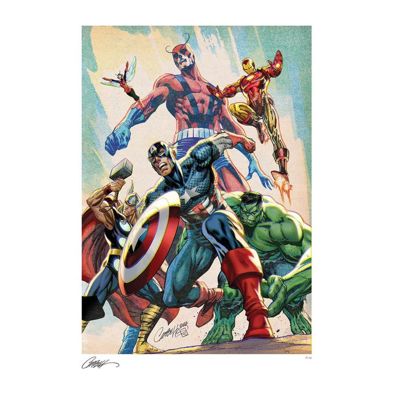 Marvel Art Print The Avengers 46 x 61 CM - unframed