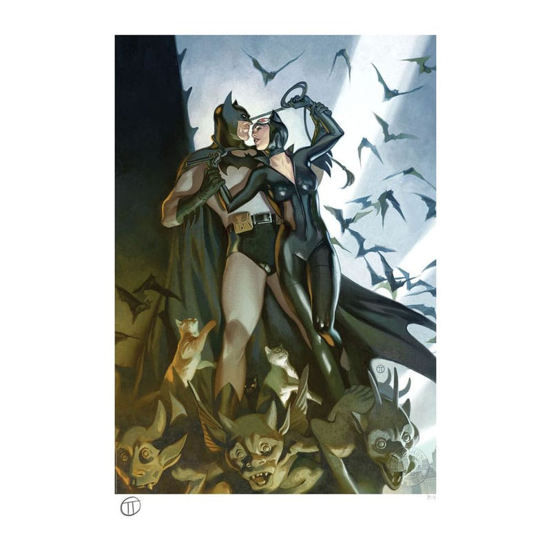 DC Comics Art Print Batman & Catwoman 46 X 61 CM - Unframed