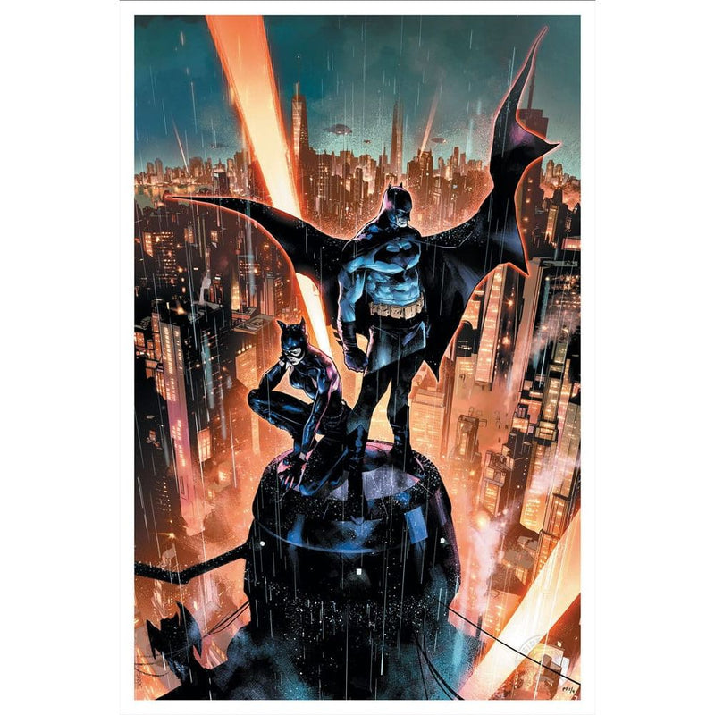 DC Comics Art Print Batman & Catwoman 41 x 61 CM - Unframed