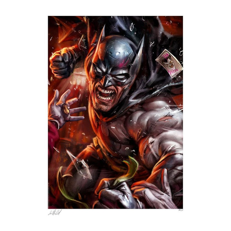 DC Comics Art Print Eternal Enemies: Batman Vs The Joker 46 X 61 CM - Unframed