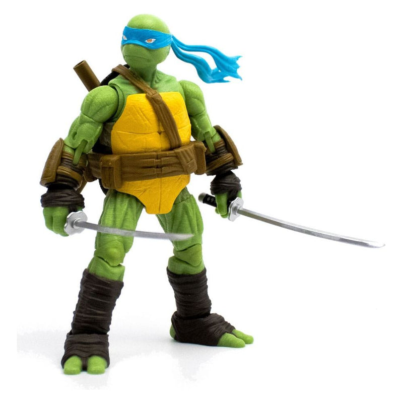 Teenage Mutant Ninja Turtles BST AXN Action Figure Leonardo IDW Comics 13 CM
