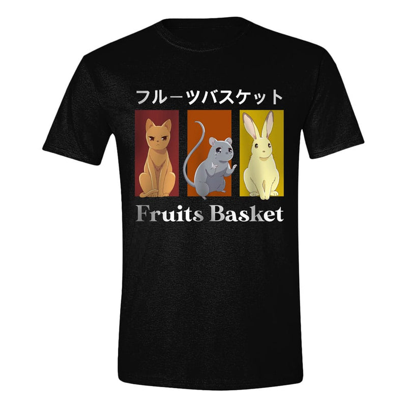 Fruits Baksket Cat Rabbit Cat T-Shirt