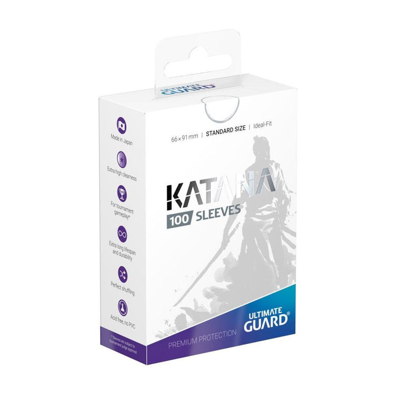 Katana Sleeves Standard Size White Count Of - 100