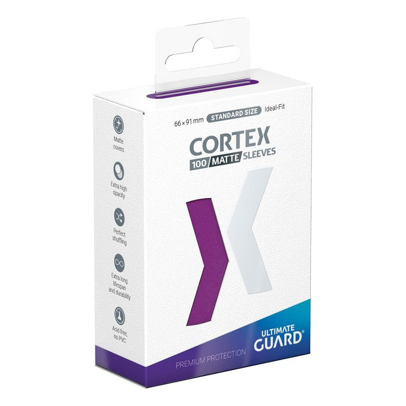 Cortex Sleeves Standard Size Matte Purple Count Of - 100