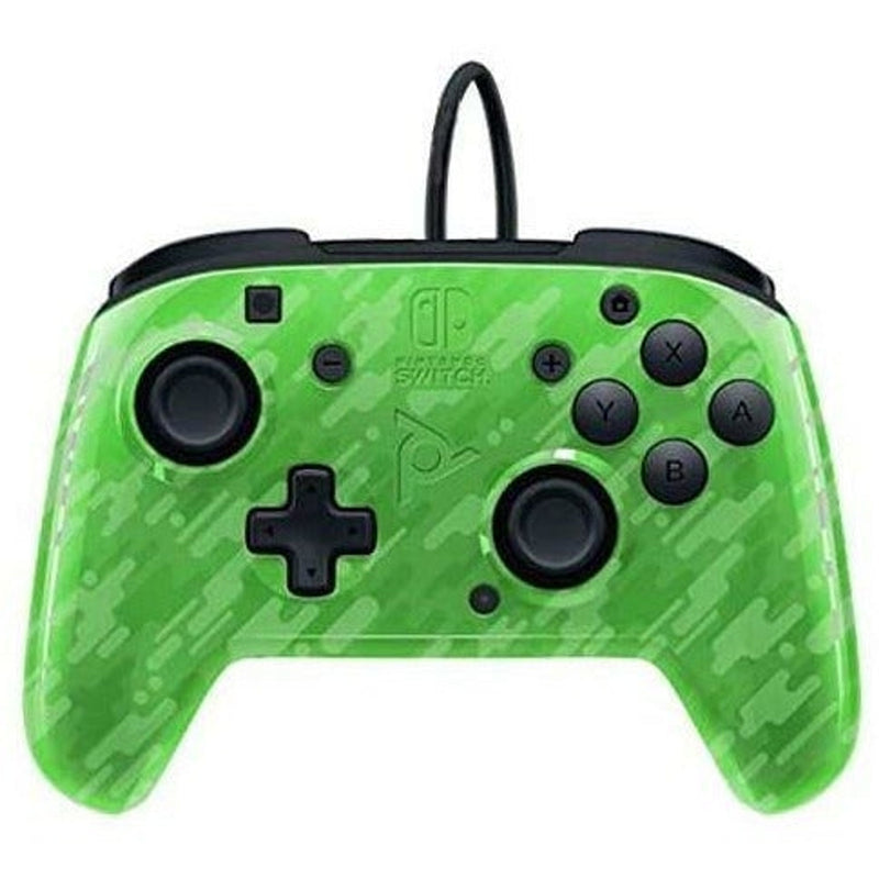 Nintendo Switch Face-off Deluxe Controller + Audio Camo Green Switch