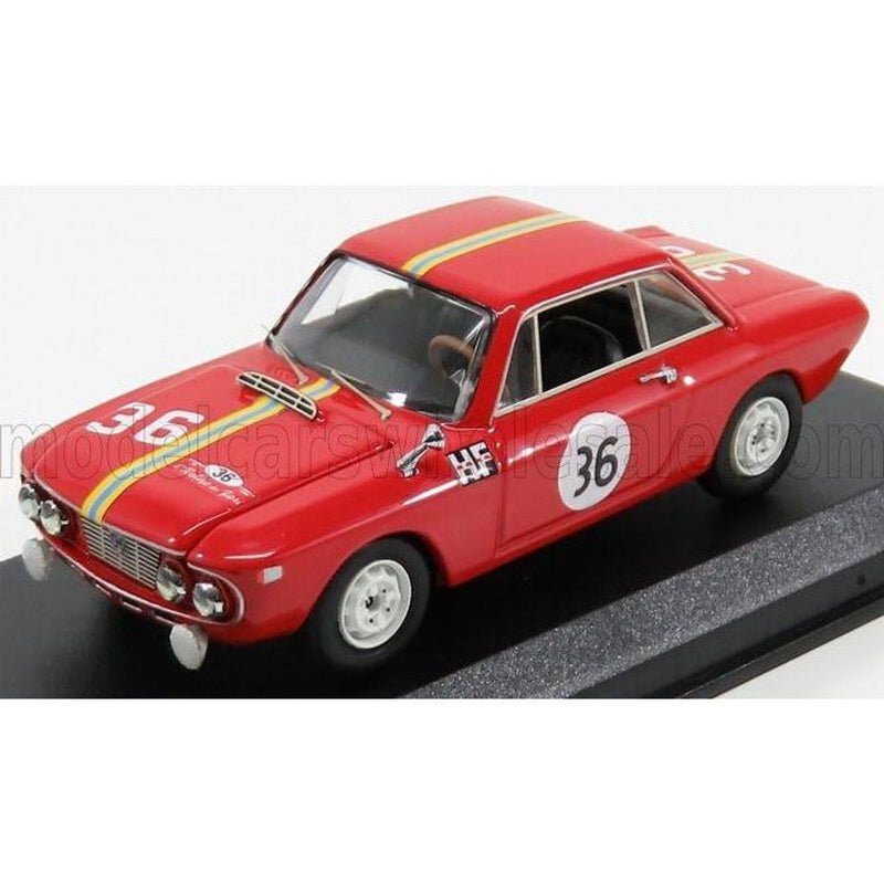 Lancia Fulvia HF 1.3 Coupe N 36 Winner Rally Sanremo 1966 Cella - Lombardini Red 1:43