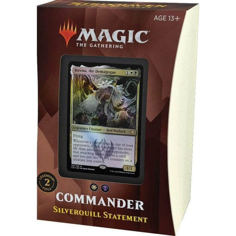 Magic: The Gathering Strixhaven School Of Mages Commander Deck Of 5 In Box Display Trading Card