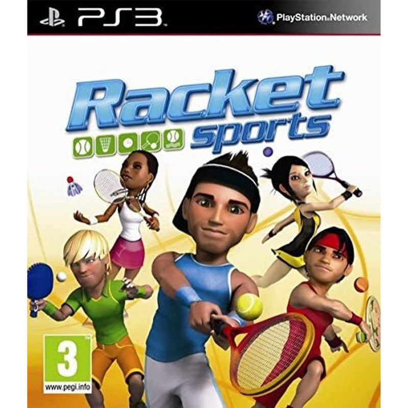 Racket Sports Requires PS Move Spanish Box - EFIGS in Game for Sony PS3