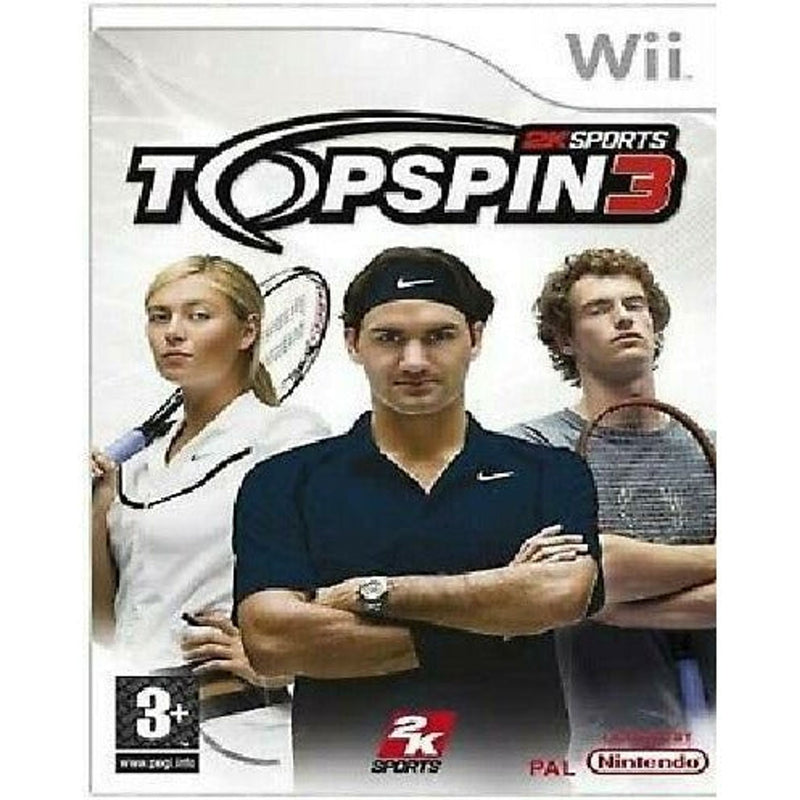 Top Spin 3 Inc. 2 Racquets French Box - EFIGS in Game | Nintendo Wii