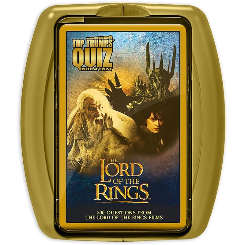 Top Trumps Quiz Lord Of The Rings Board Games