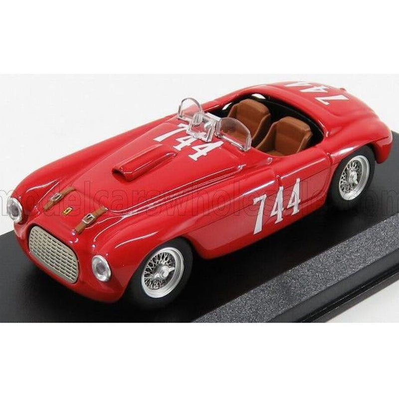 Ferrari 195S Barchetta Spider Ch.0060 N 744 Winner Giro Della Calabria 1950 Serafini - Salami Red 1:43