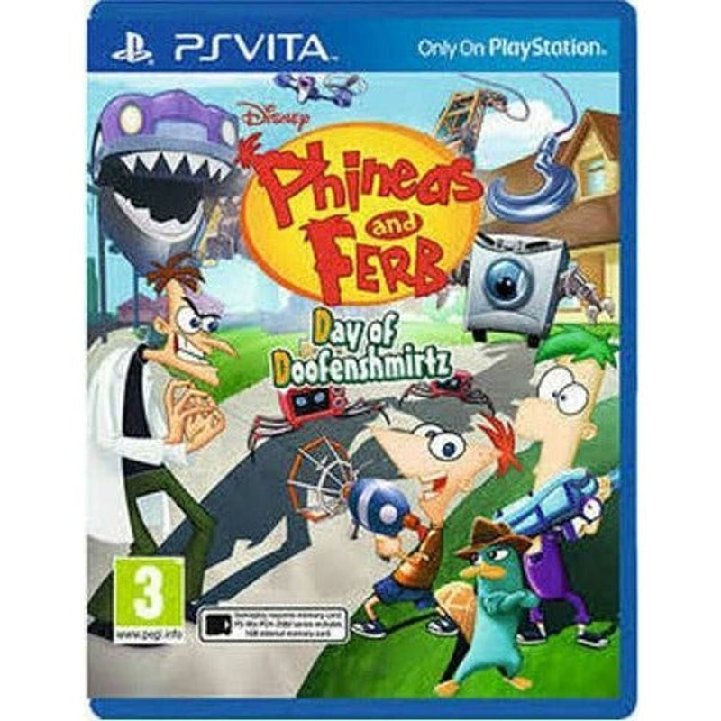 Phineas & Ferb: Day of Doofenshmirtz English / Arabic / Greek Box | Sony Playstation PS Vita