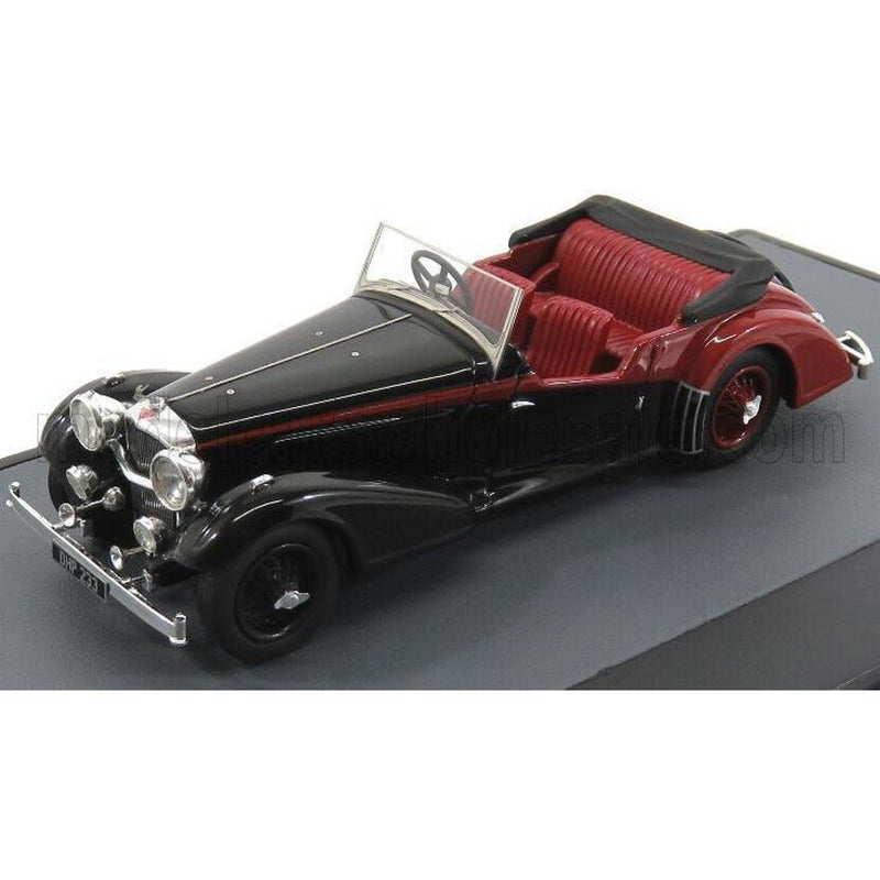 Alvis 4.3Litre Vanden Plas Tourer Spider 1938 Black Red - 1:43