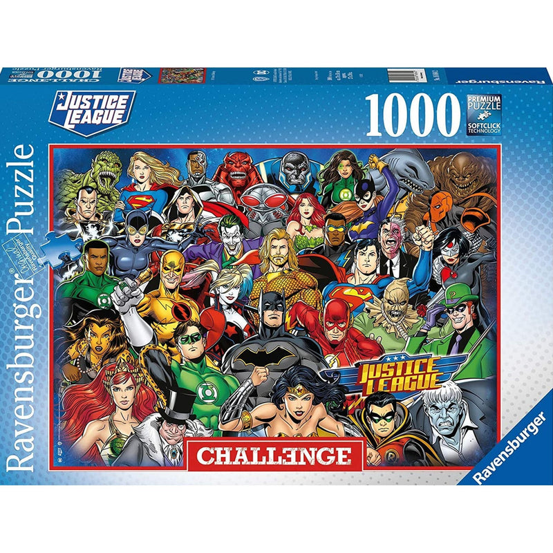 Challenge DC Comics Justice League 1000 Pieces Jigsaw Puzzle