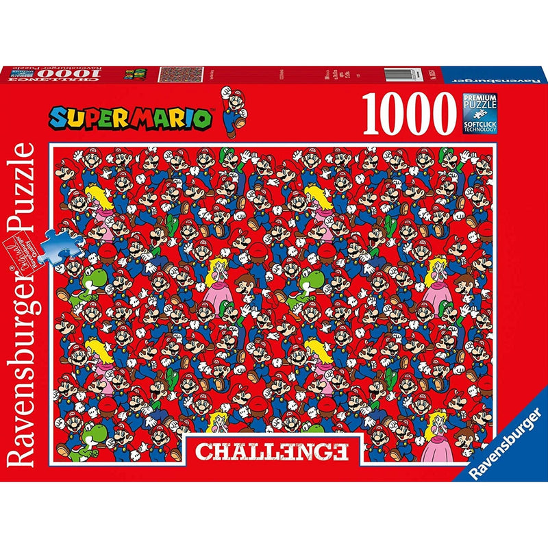Challenge Super Mario 1000 Pieces Jigsaw Puzzle