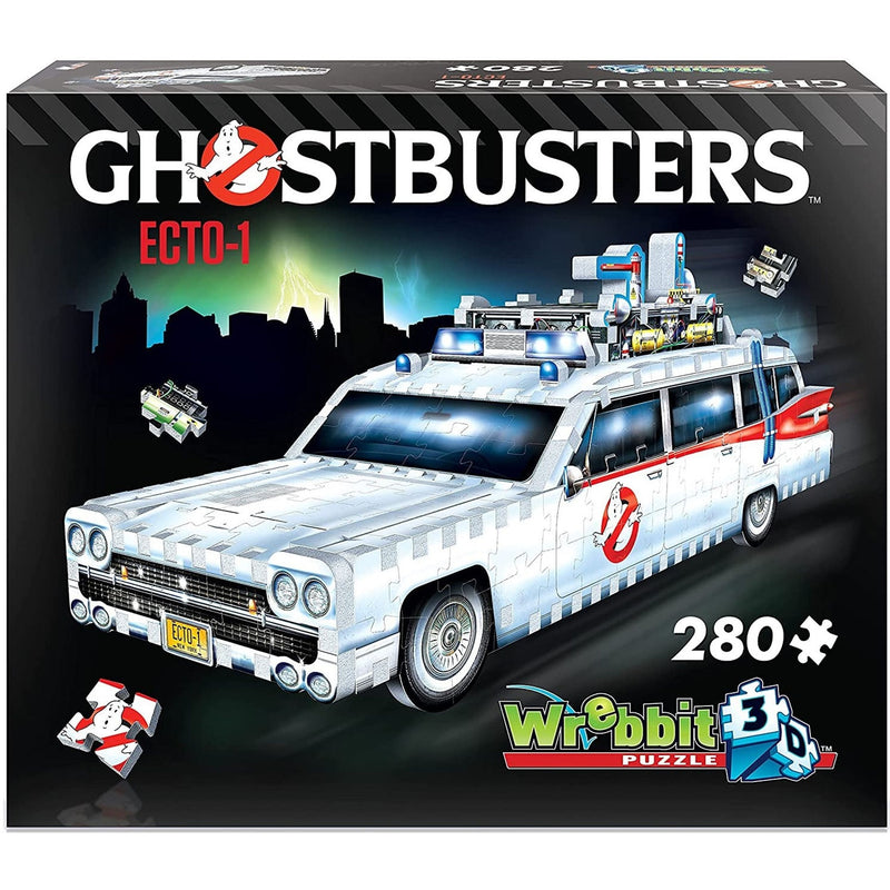 Wrebbit Ghost Busters ECTO-1 Car 280 Pieces Puzzle