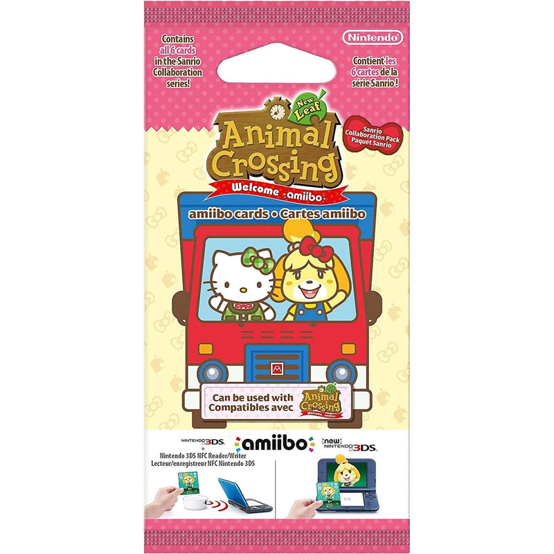 Animal Crossing: New Leaf Welcome Amiibo Pack Of 6 Cards