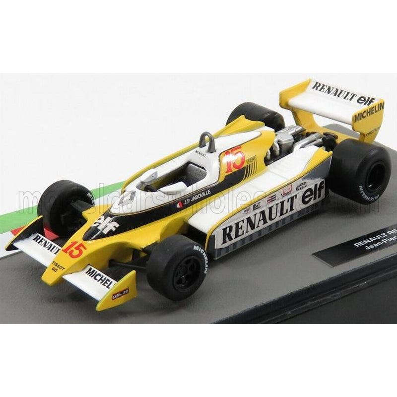 Renault F1 Rs11 N 15 Season 1979 Jean Pierre Jabouille Yellow White - 1:43