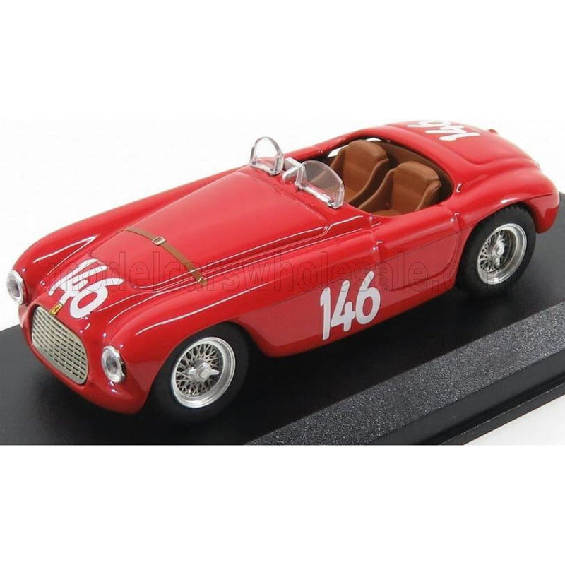 Ferrari 166Mm Barchetta Abarth Spider N 146 Winner Coppa D'Oro 1950 G.Marzotto Red 1:43