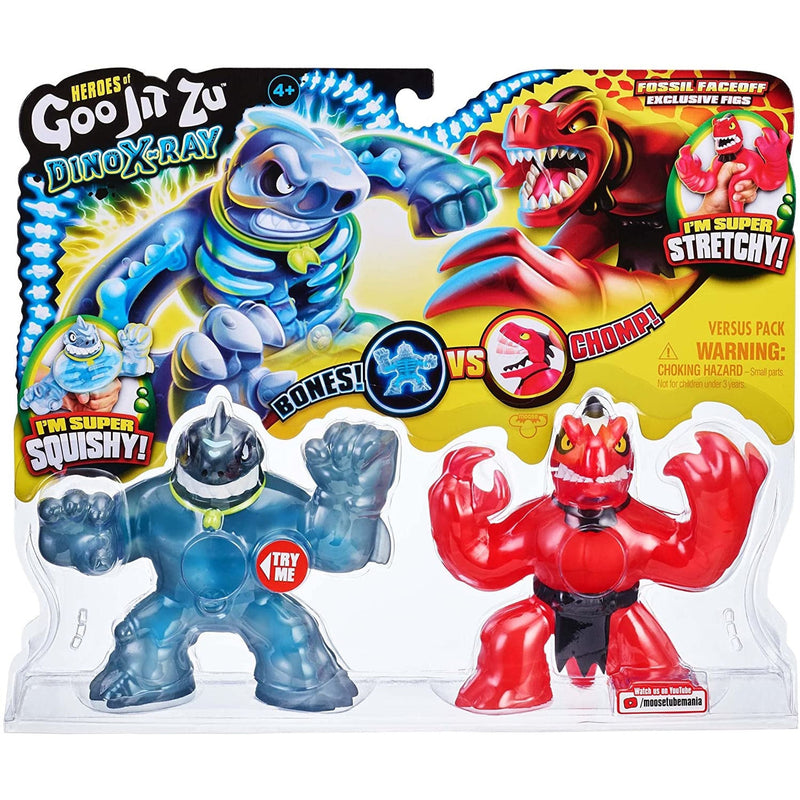 Heroes Of Goo Jit Zu Dino X-Ray Versus Pack Thrash & Verapz Toys