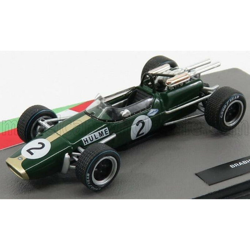 Brabham F1 Repco Bt24 N 2 Dennis Hulme 1967 World Champion Green Gold - 1:43