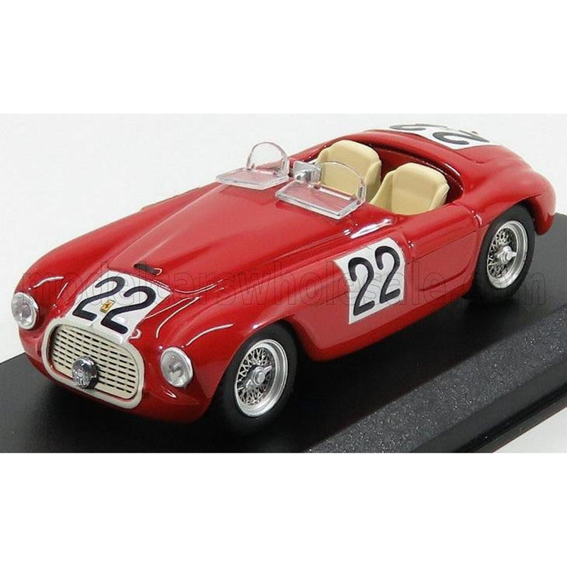 Ferrari 166Mm 2.0L V12 Spider Team Peter Mitchell-Thomson N 22 Winner 24H LE Mans 1949 L.Chinetti - L.Selsdson Red 1:43