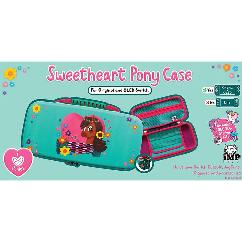 Switch Sweetheart Console Case + Sticker Kit Pony | Nintendo Switch